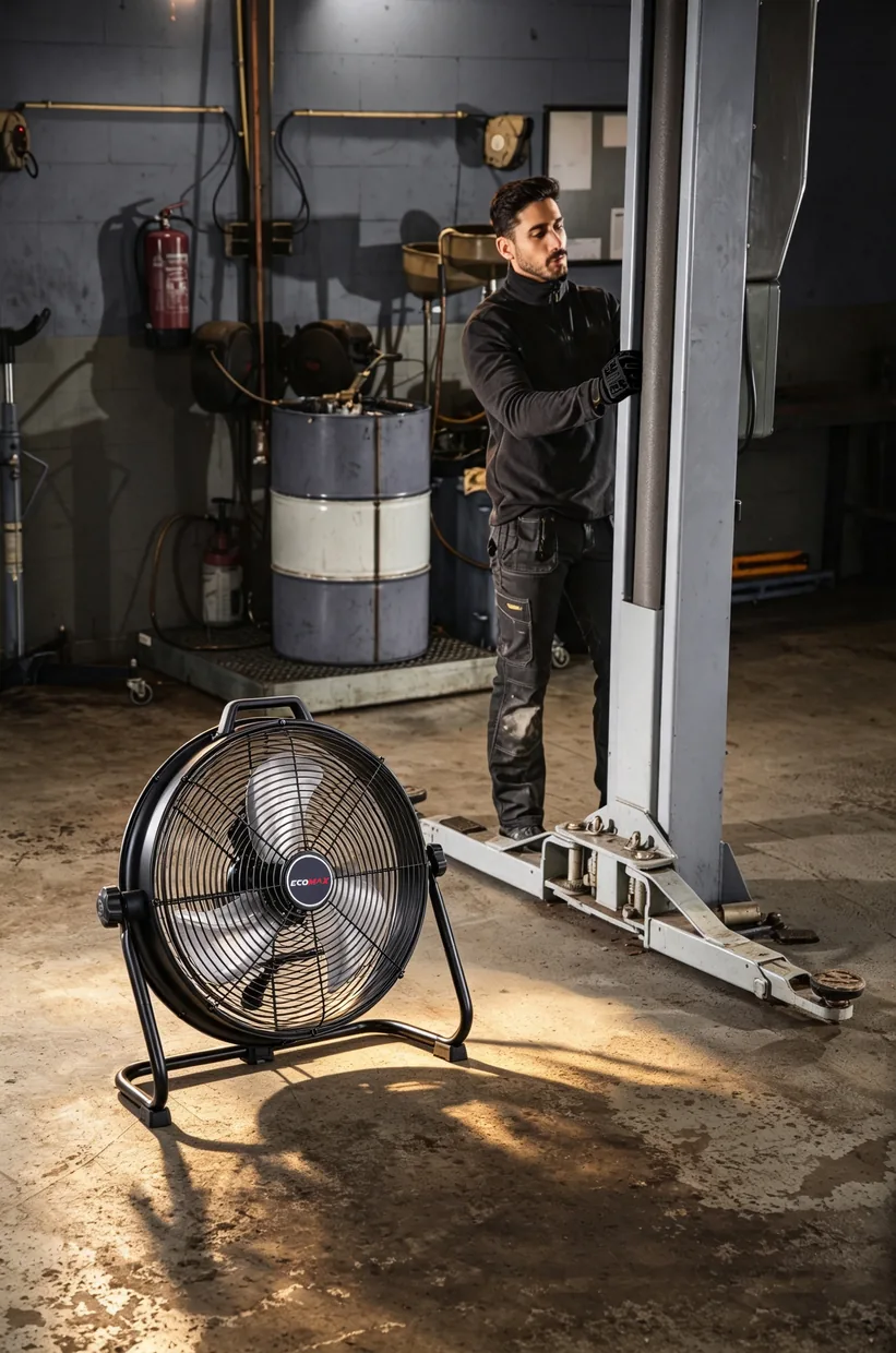 （EMF305118D）EMX 51cm Drum Fan 110W, 6366.6m³/h