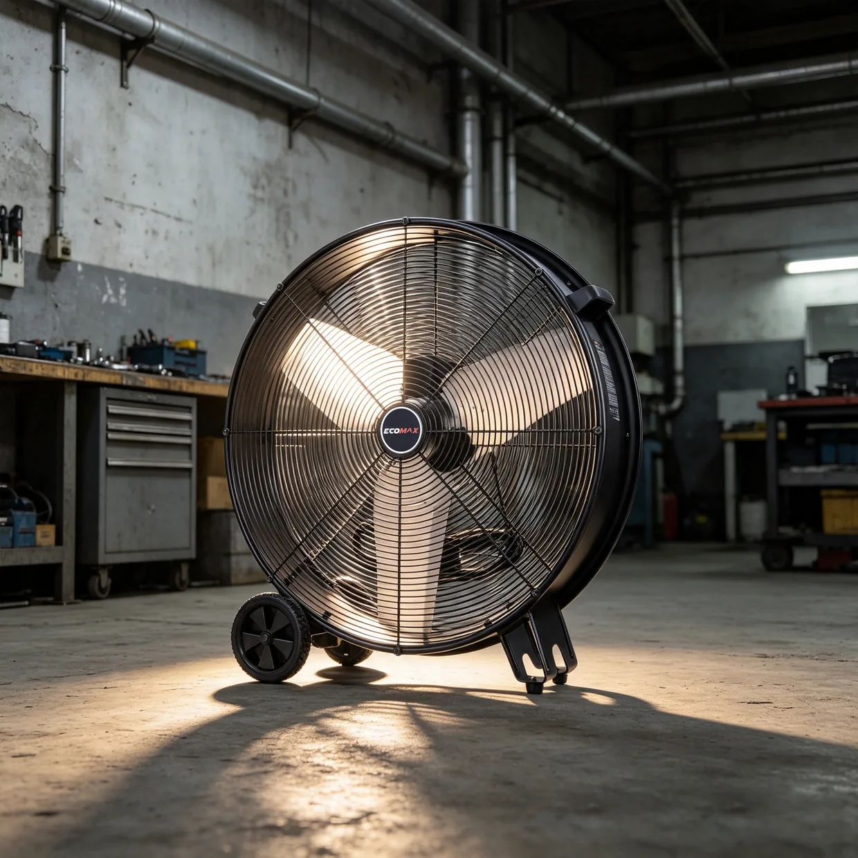 （EMF307627D）EMX 76cm Drum Fan 290W, 8983.8 m³/h