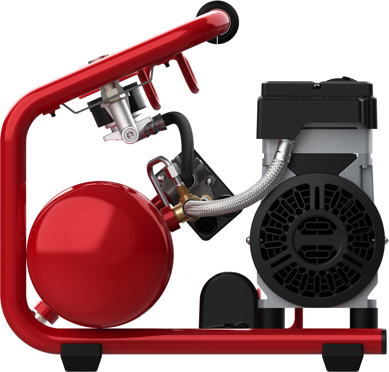（3300682）EMX 800W Oil-Free Air Compressor 6L, Quiet , Horizontal