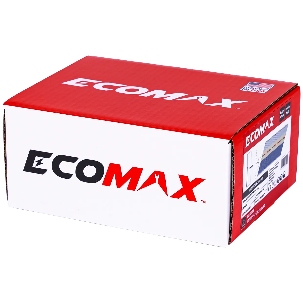（EMNA342975HDRID）EMX 2.9x75 34° paper strip, HDG, D-head ring, 2000