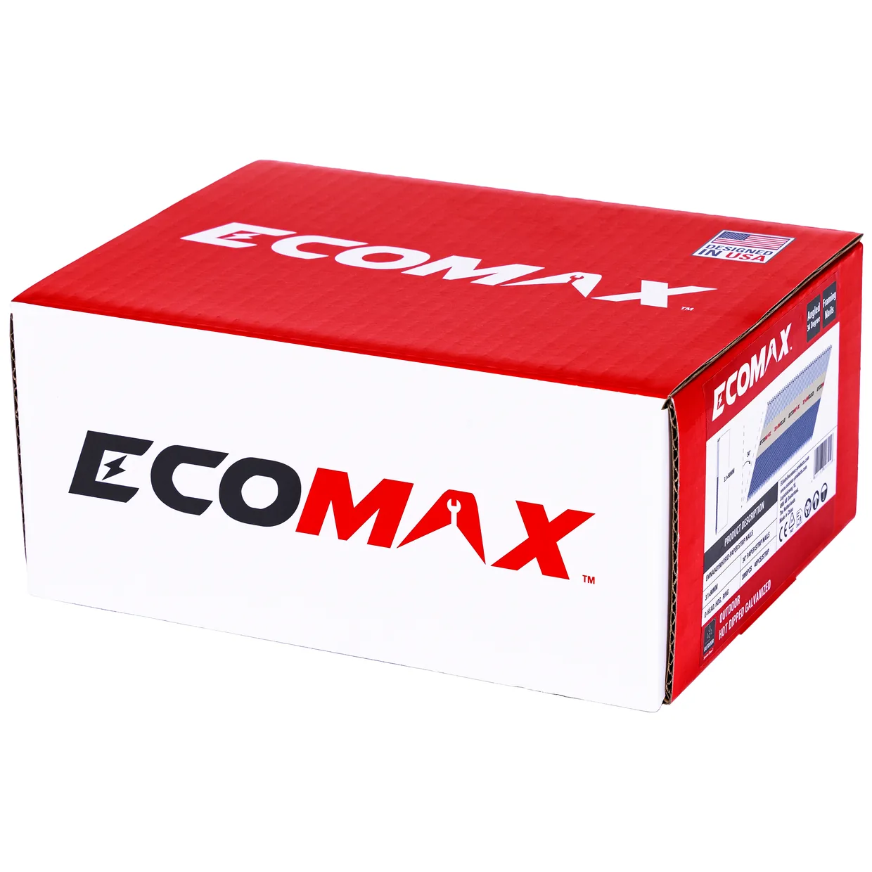 （EMNA343190HDRID）EMX 3.1x90 34° paper strip, HDG, D-head ring, 2000