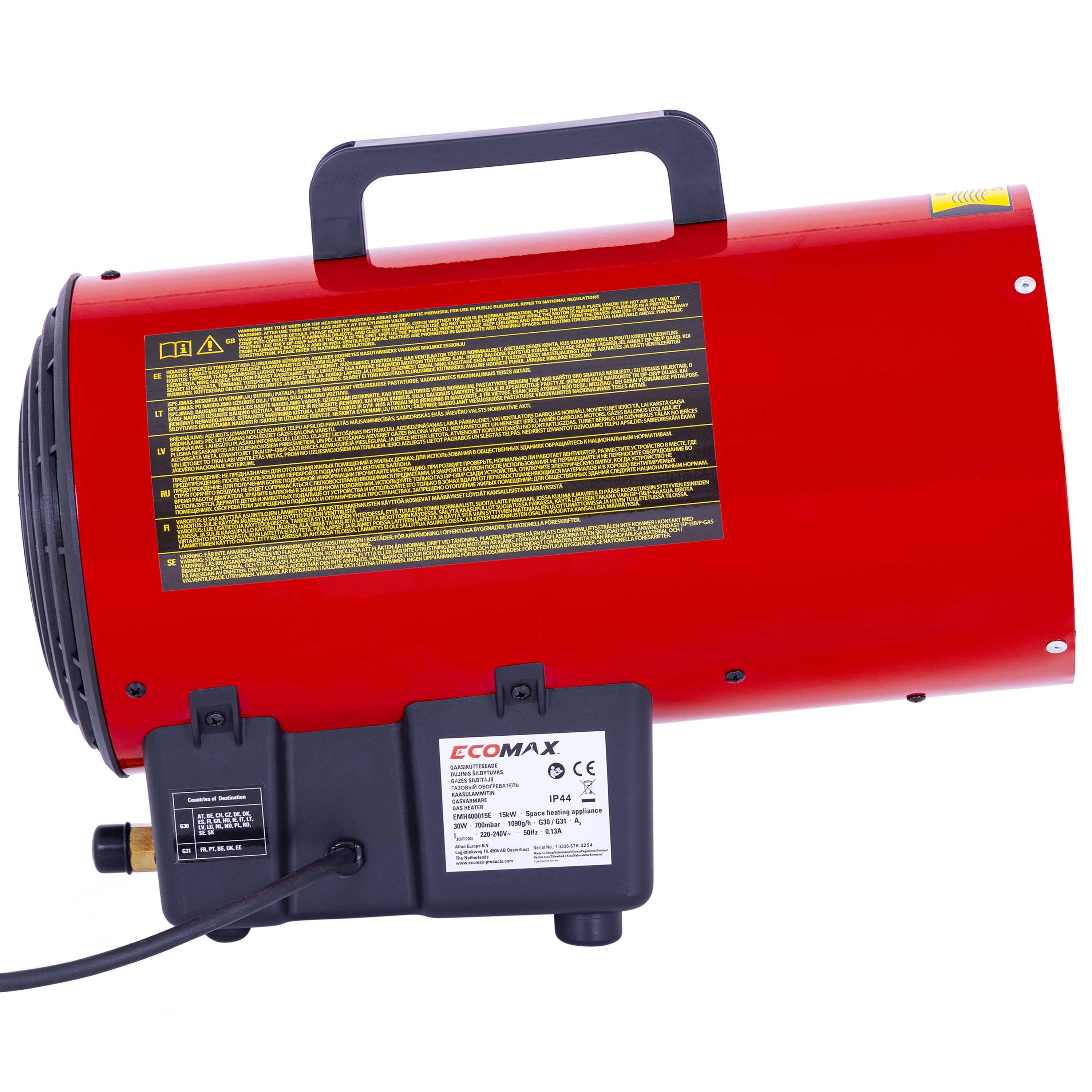 （EMH400015E）EMX 15kW INDUSTRIAL GAS HEATER