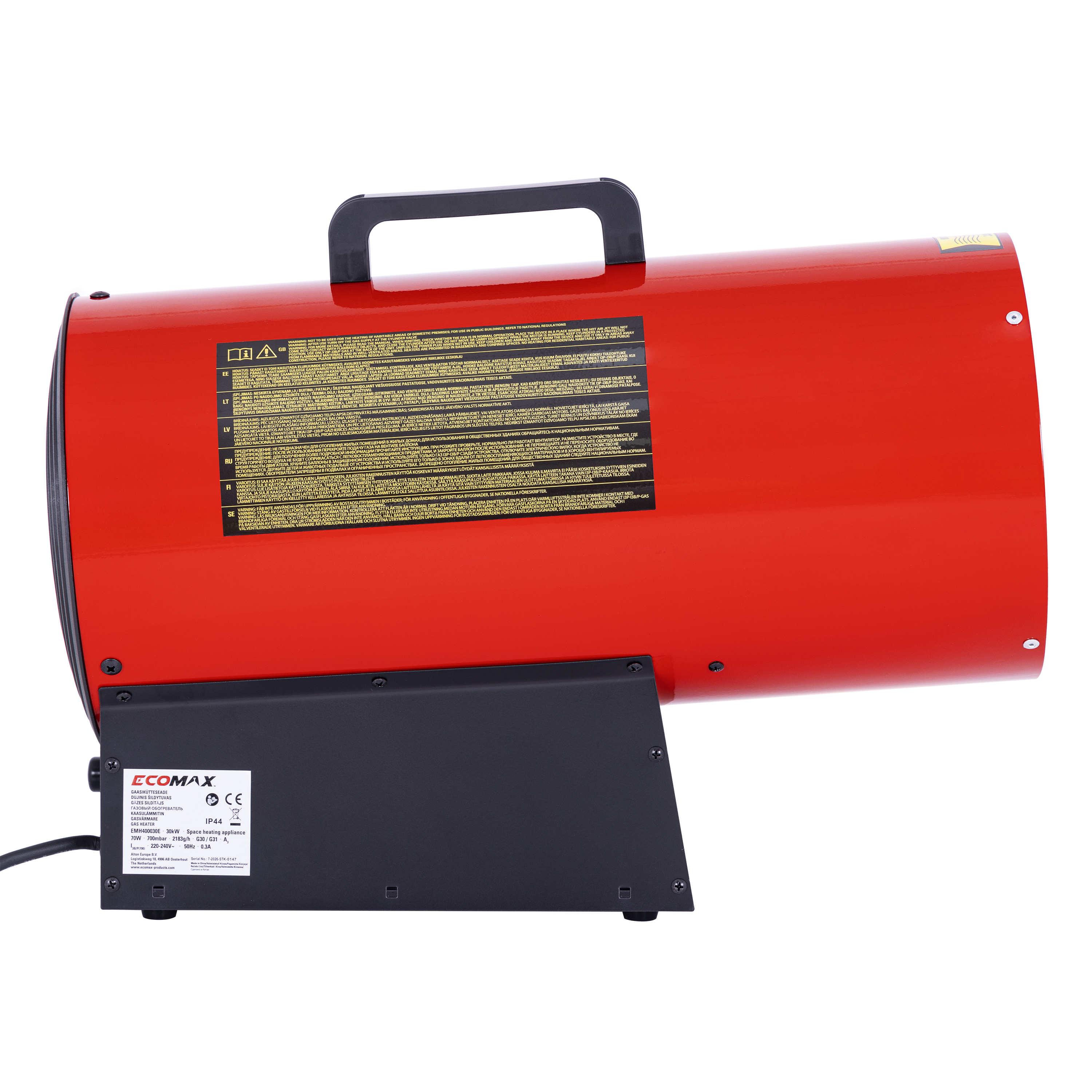 （EMH400030E）EMX 30kW INDUSTRIAL GAS HEATER