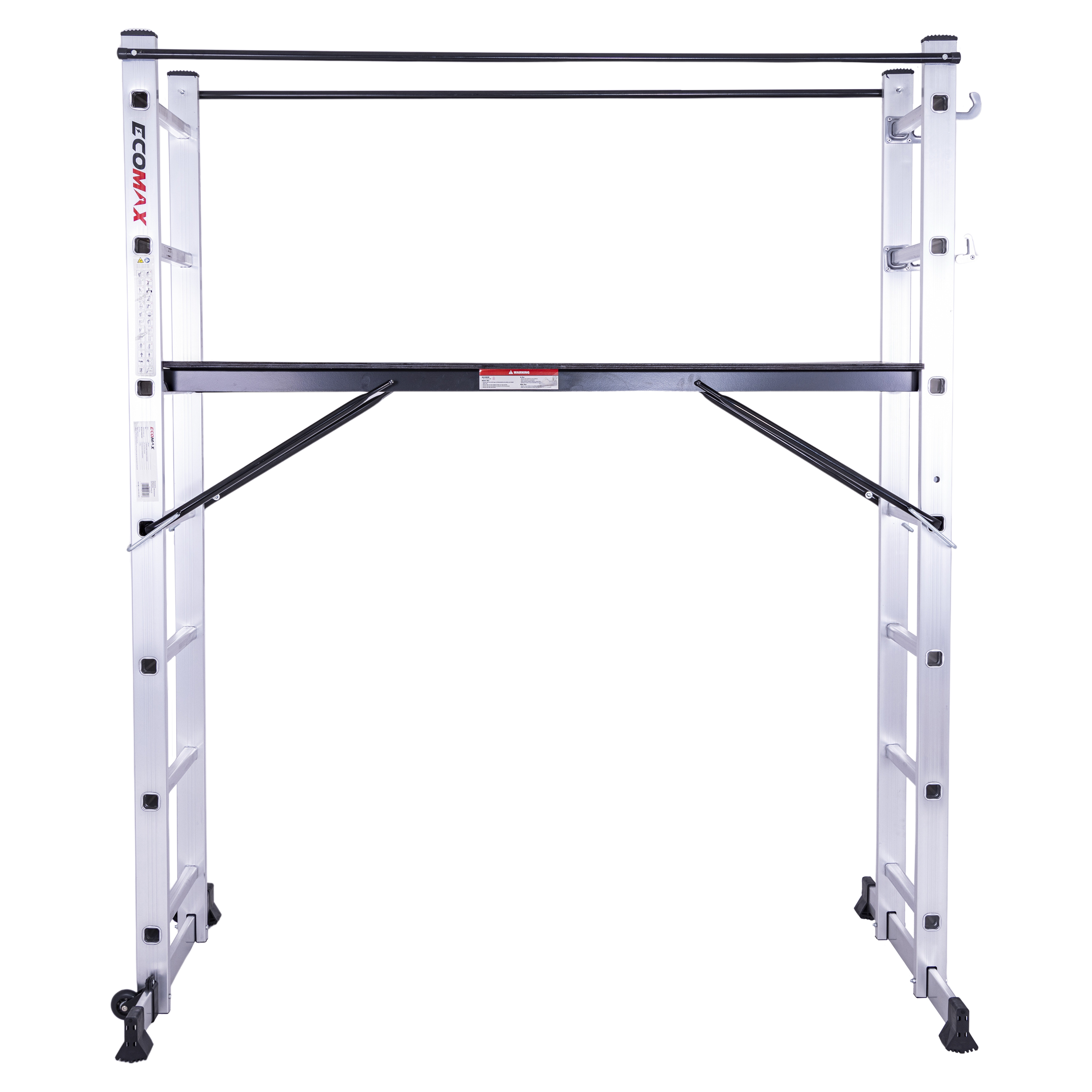 （EML0301）EMX Working Platform, 2 in 1 (wheels) 2x7, 2 Safety Rails