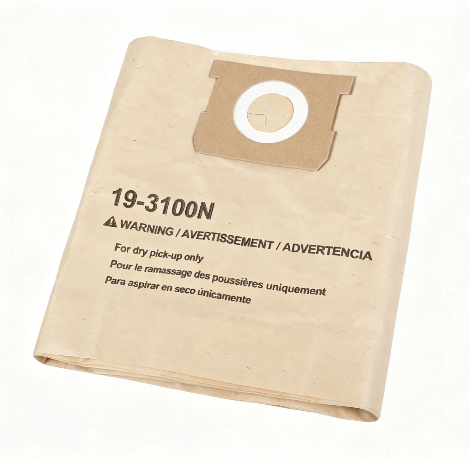 （25-1238N）Ecomax Disposable filter bagFit for 4gal w/ 48mm vacuum port only