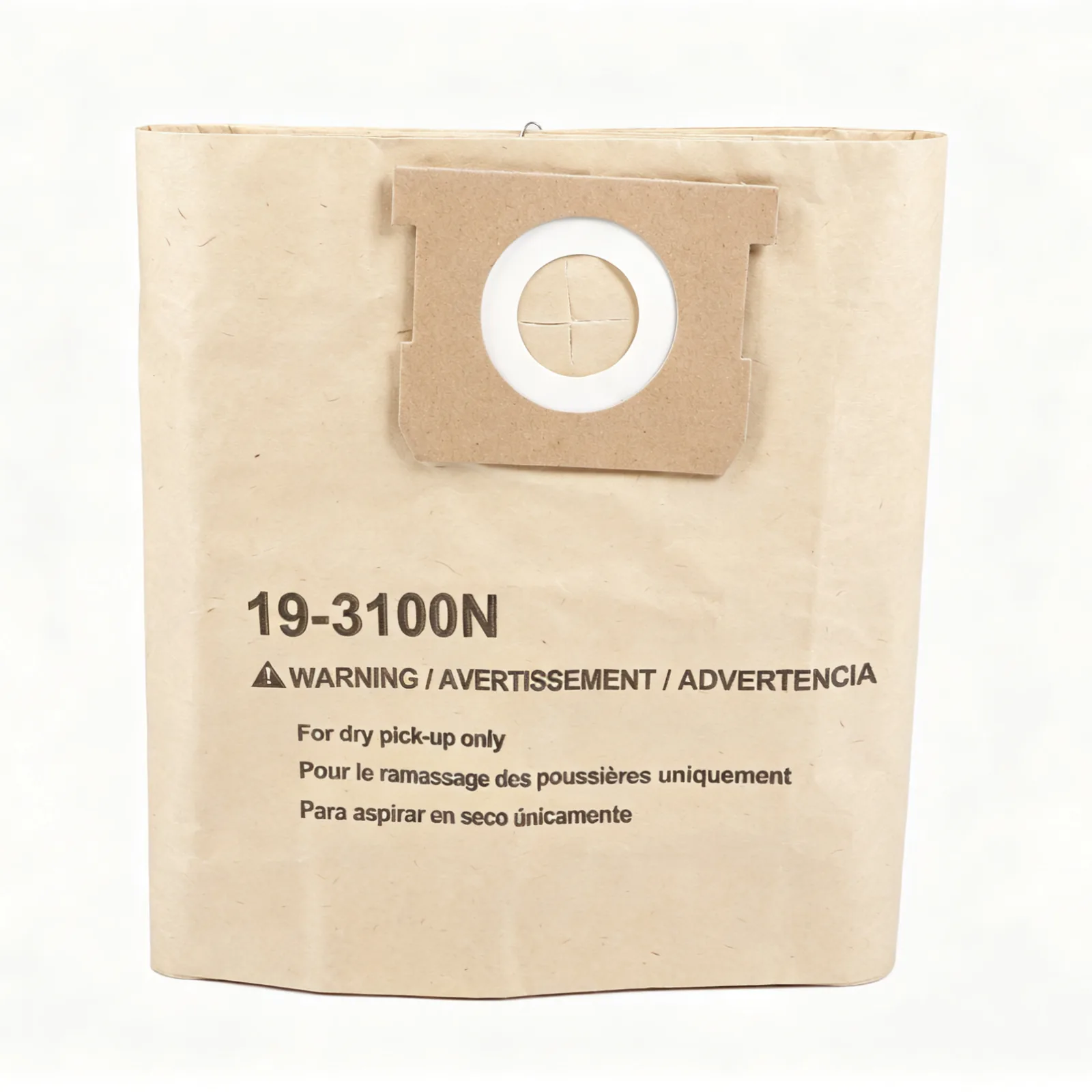 （19-3100N）Ecomax Disposable filter bag Fit for 5 - 8gal w/ 48mm vacuum port only